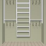 72" closet
cost  approx.  $490 installed
cost for KIT  approx.   $390. + tax
